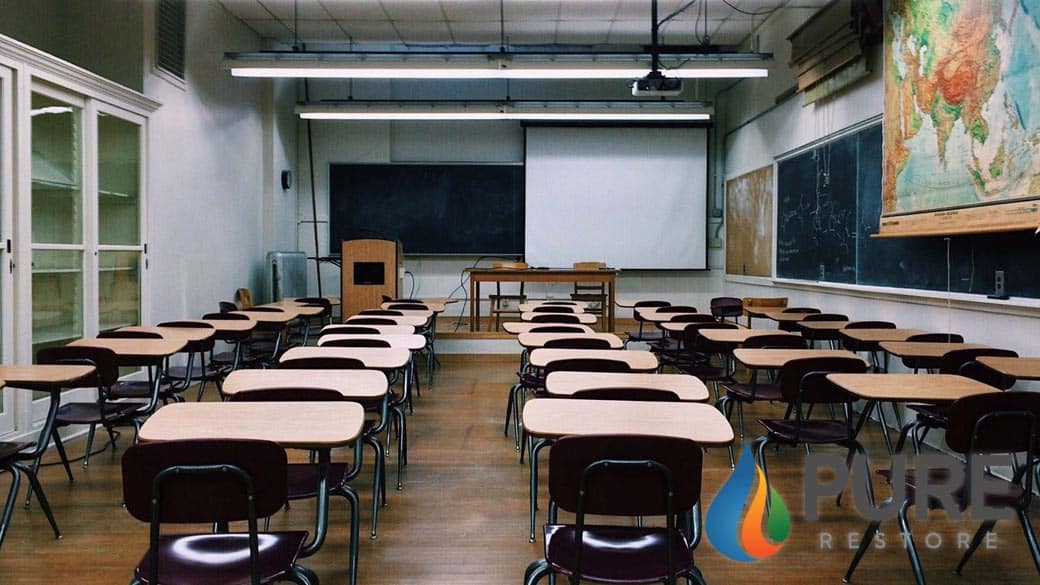 schools and educational facility damage restoration